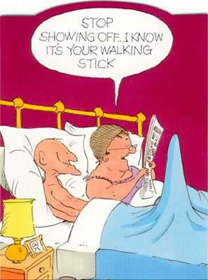 Cartoons for those growing older.