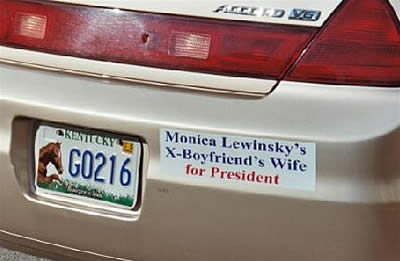 bumper sticker