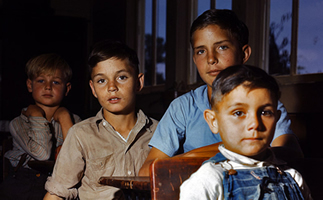 Unbelievably sharp 4x5 Kodachromes taken in 1942